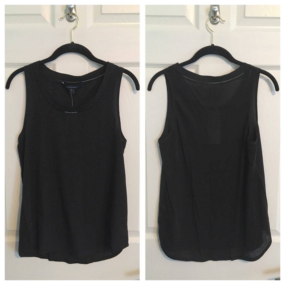 French Connection Scoop Neck Blouse